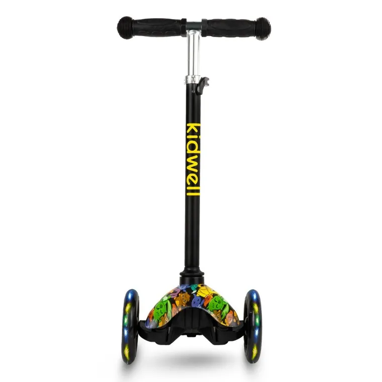 Kidwell, Uno, hulajnoga 3-kołowa LED, balansowa, kolorowa