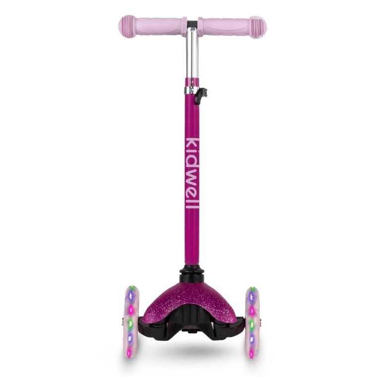 Kidwell, Uno, hulajnoga 3-kołowa LED, balansowa, różowa