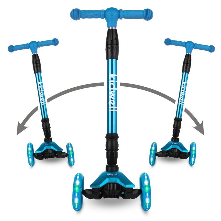 Kidwell, Vento, hulajnoga 3-kołowa, balansowa, niebieska