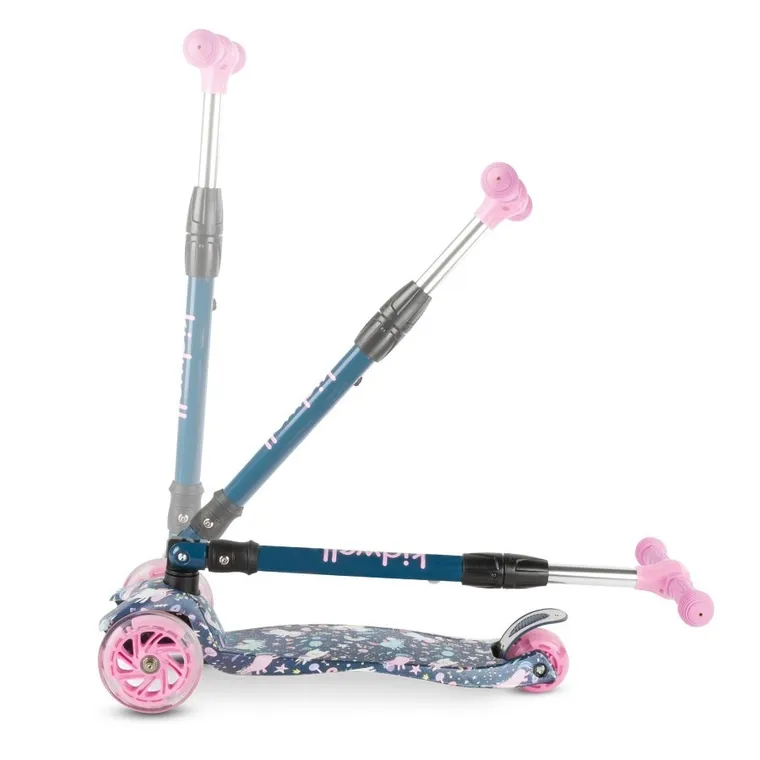 Kidwell, Vento, hulajnoga 3-kołowa, balansowa, niebieska w jednorożce