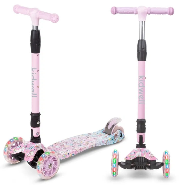 Kidwell, Vento, hulajnoga 3-kołowa, balansowa, różowa
