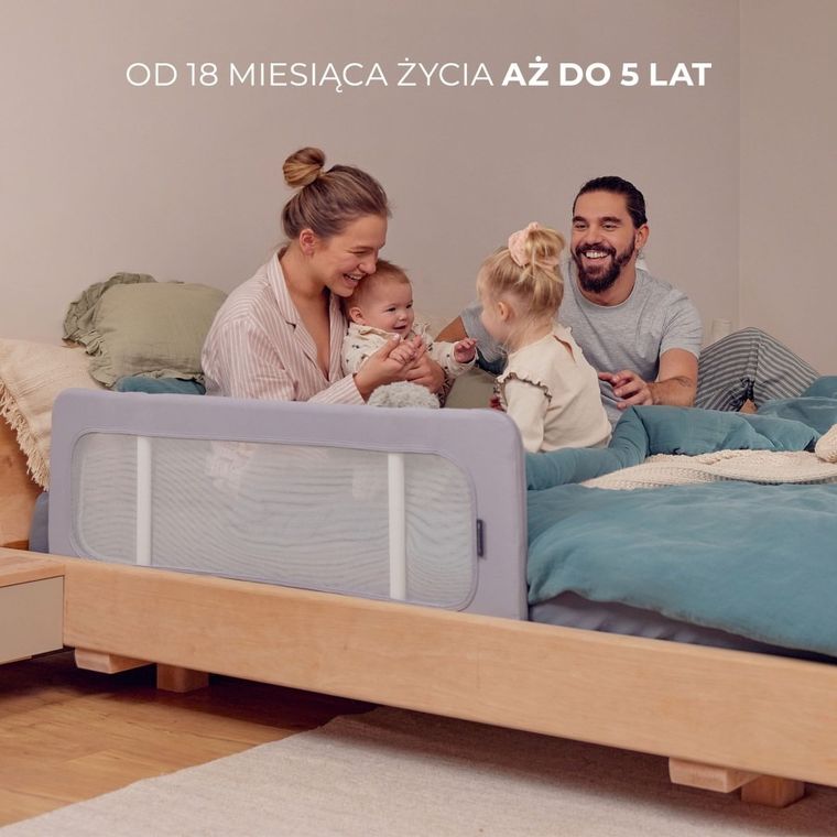 Kindekraft, Guard&Dream, barierka do łóżka, black