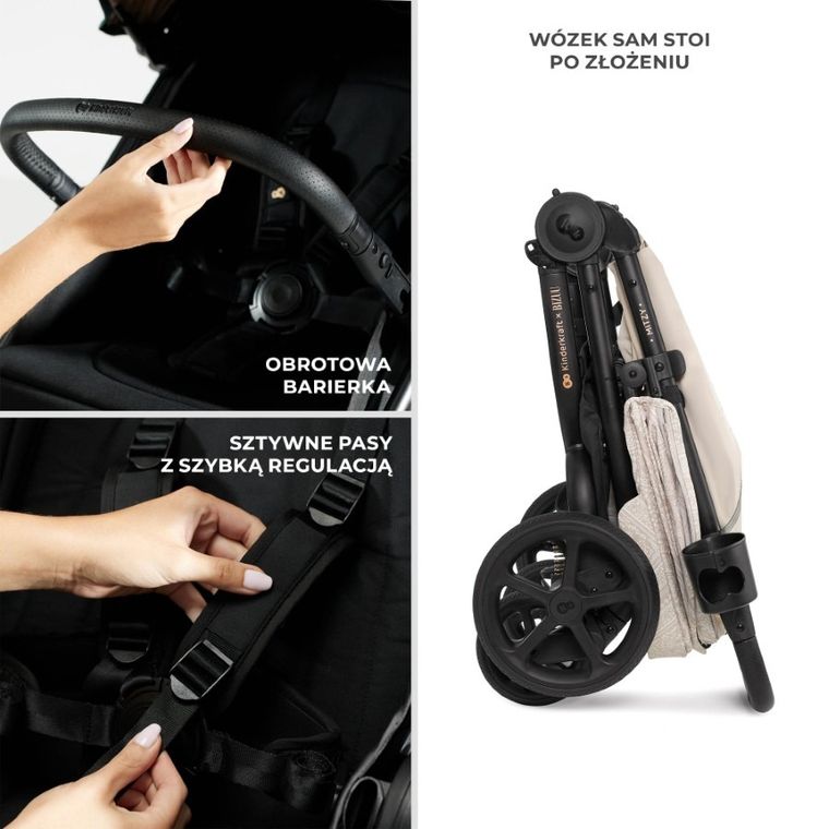 Kinderkraft, Bizuu, Mitzy, wózek spacerowy, Dune Whisper