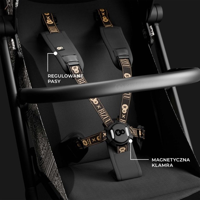 Kinderkraft, Bizuu, Pilot 2, wózek spacerowy, kabinowy, Lunar Black