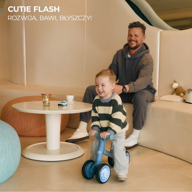 Kinderkraft, Cutie Flash, rowerek biegowy, Blue