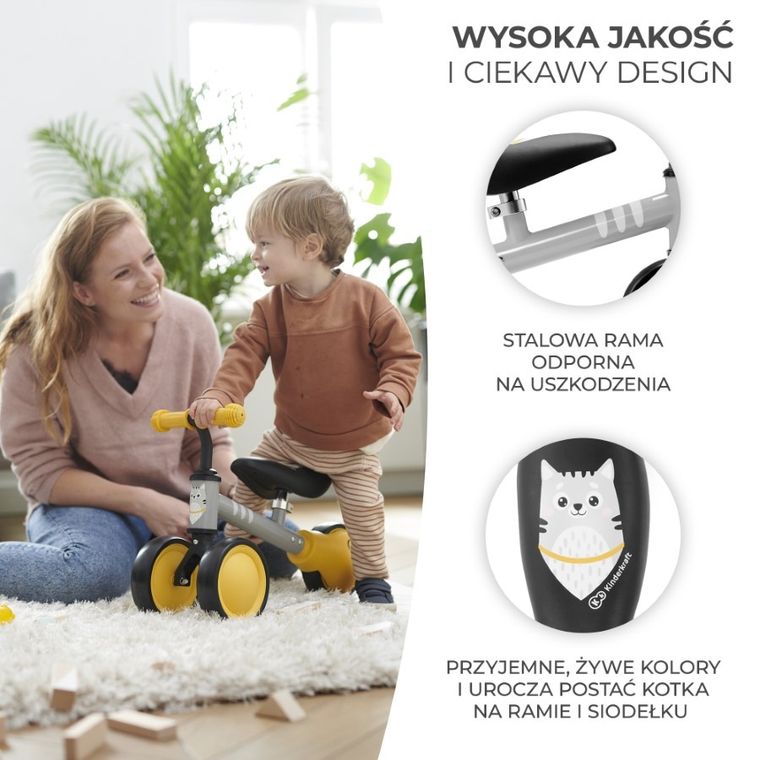 Kinderkraft, Cutie, rowerek biegowy, turkusowy