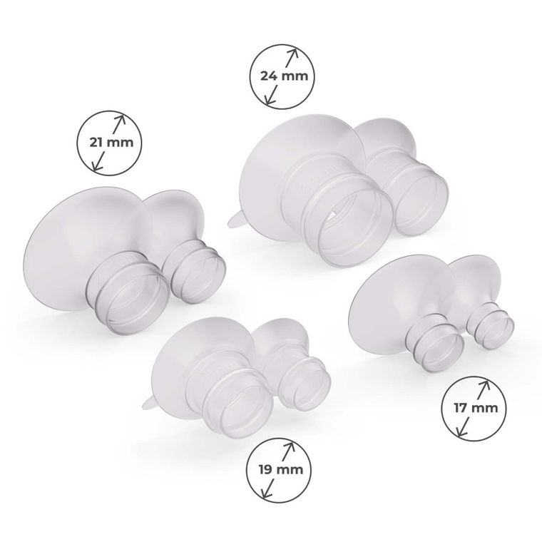 Kinderkraft, Hands-Free, podwójny laktator GentleFlow, pink