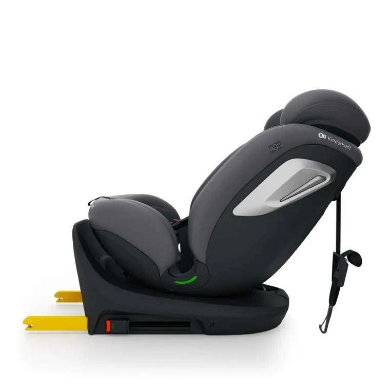 Kinderkraft, I-Grow 2 Plus, fotelik samochodowy, i-Size, grey, 40-150 cm