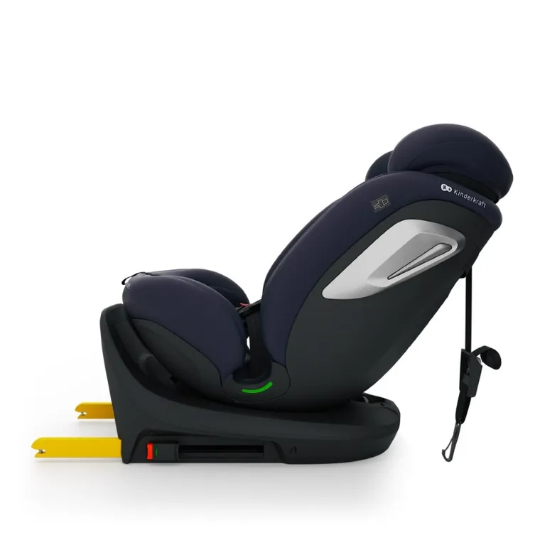 Kinderkraft, I-Grow 2 Plus, fotelik samochodowy, i-Size, navy, 40-150 cm