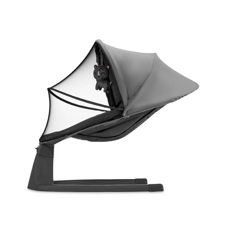 Kinderkraft, Lumi 2, leżaczek bujaczek, Dark Grey