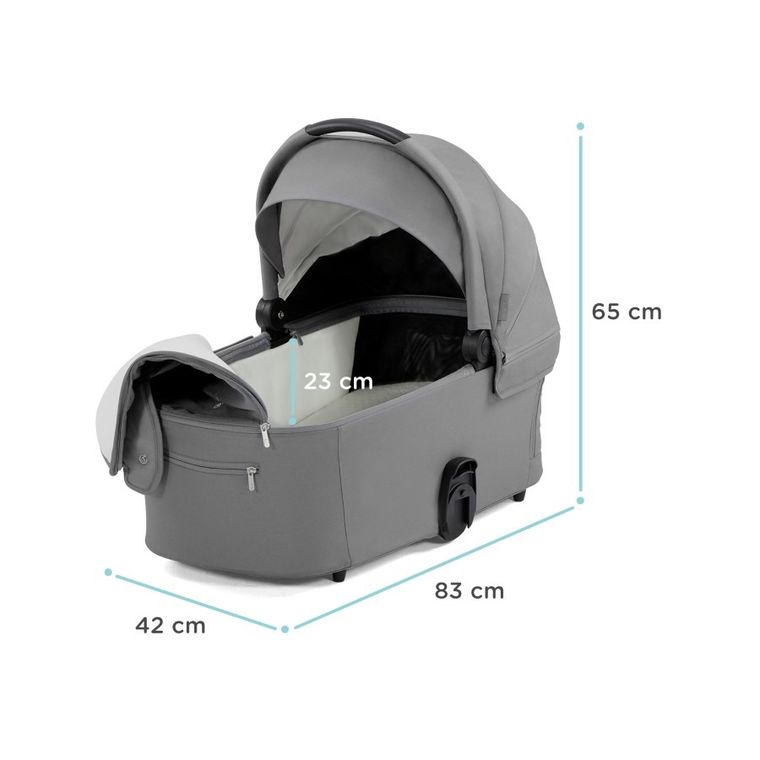 Kinderkraft, Nea, wózek wielofunkcyjny, 2w1, Midnight Black