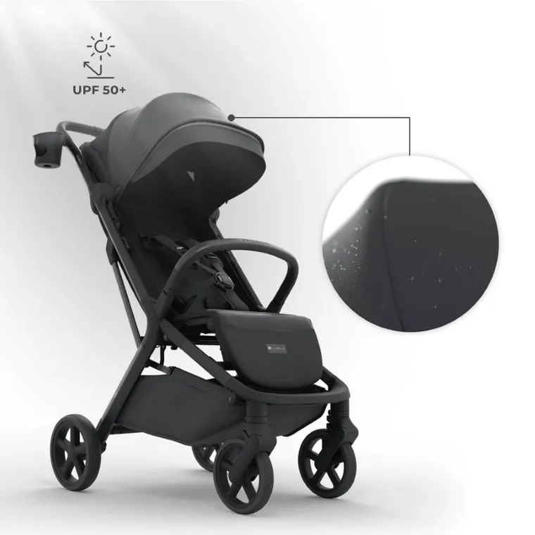 Kinderkraft, Nubi 3, wózek spacerowy, Midnight Black