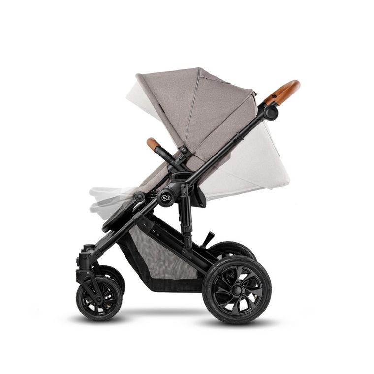 Kinderkraft, Prime, wózek wielofunkcyjny 3w1, Beige