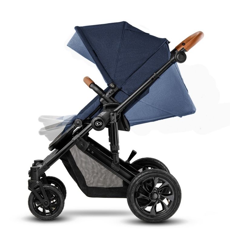 Kinderkraft, Prime, wózek wielofunkcyjny 3w1, Deep Navy