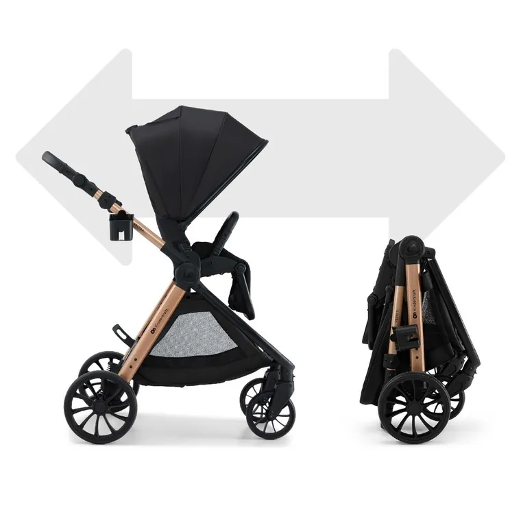 Kinderkraft, Vesto 2, wózek spacerowy, black