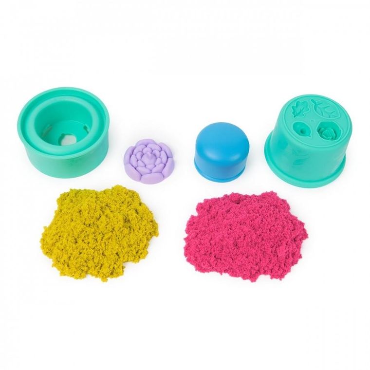Kinetic Sand, SquishBlossom, Kwitnący kwiat, piasek kinetyczny, zestaw, 240g