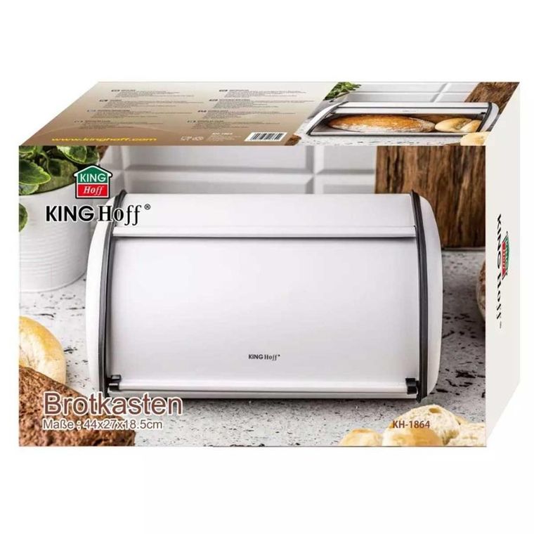 Kinghoff, chlebak stalowy, biały