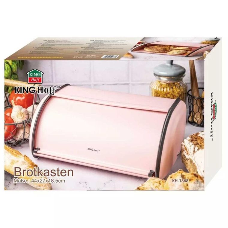 Kinghoff, chlebak stalowy, różowy