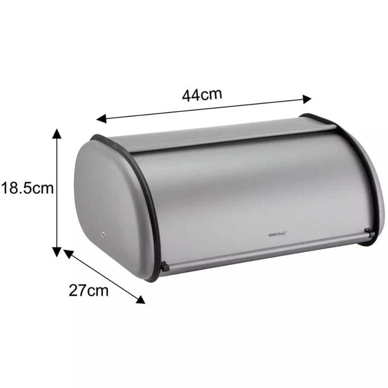 Kinghoff, chlebak stalowy, szary