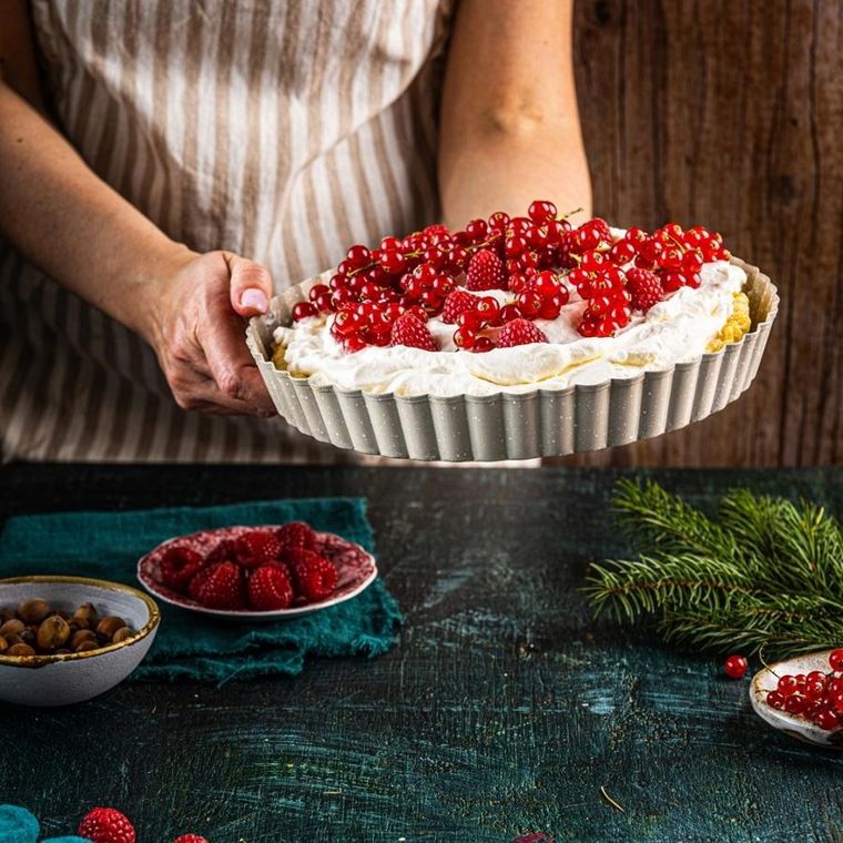 Kinghoff, forma do tarty z wyjmowanym dnem, 25 cm, kh-1969