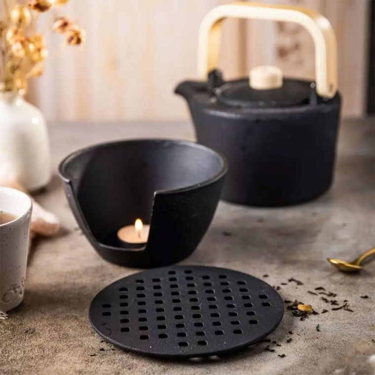 Kinghoff, podgrzewacz żeliwny do zaparzaczy