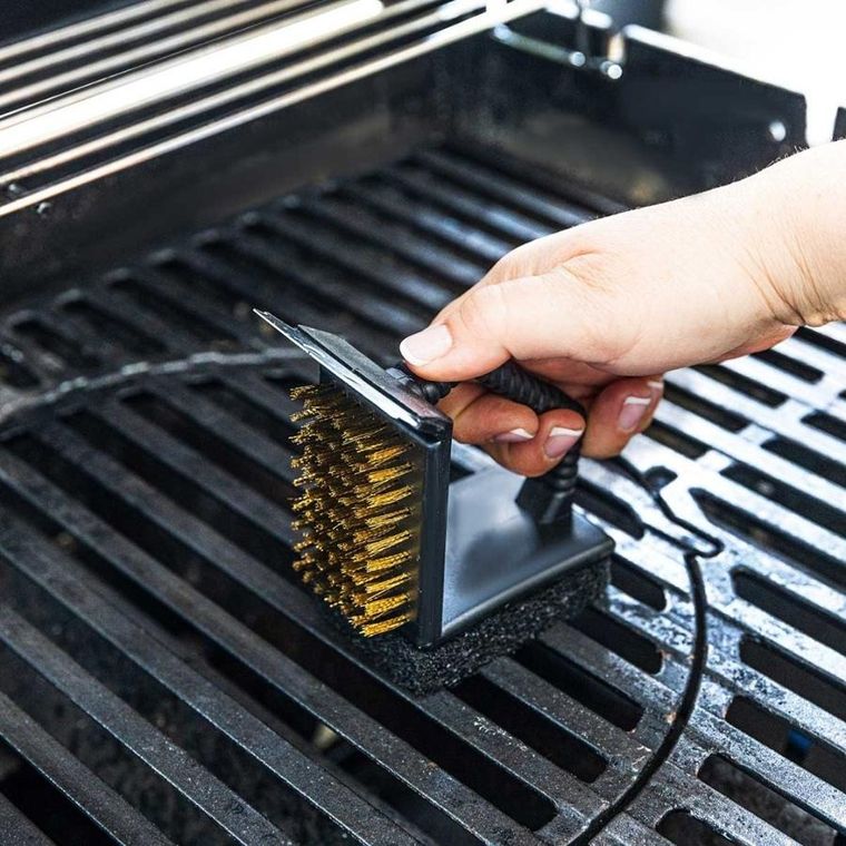 Kinghoff, szczotka do czyszczenia rusztu, grilla, 3w1, KH-1913