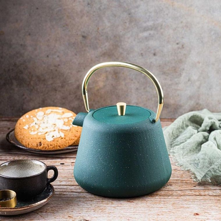 Kinghoff, zaparzacz żeliwny imbryk z filtrem, 1l