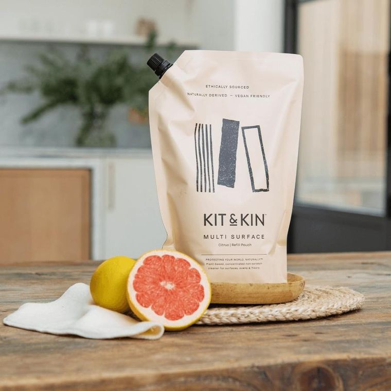 Kit & Kin, naturalny płyn do czyszczenia wszystkich powierzchni, 1l