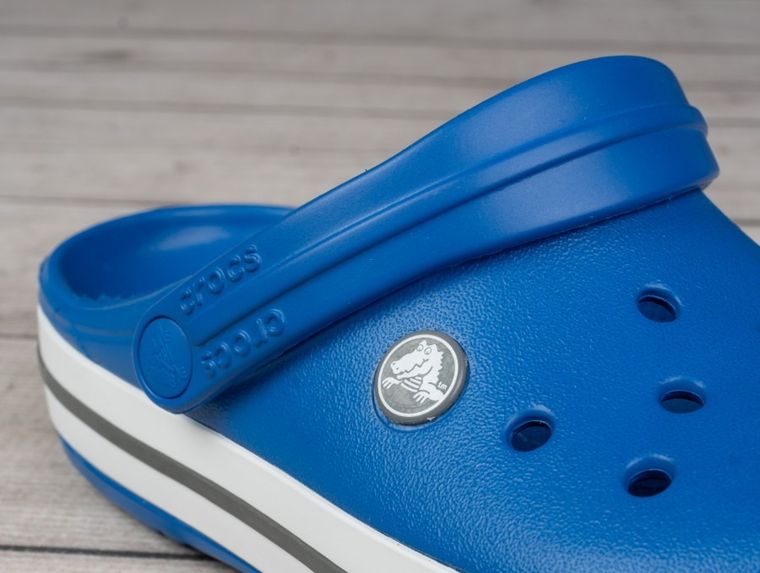 Klapki chłopięce, niebieskie, Crocs Crocband Clog