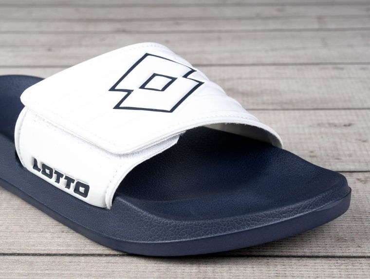 Klapki damskie, niebieskie, Lotto Flyde BC