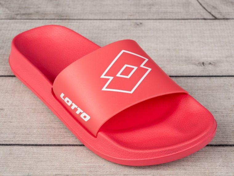 Klapki damskie, różowe, Lotto Lathi