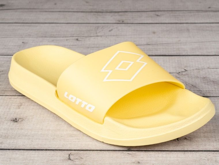 Klapki damskie, żółte, Lotto Lathi