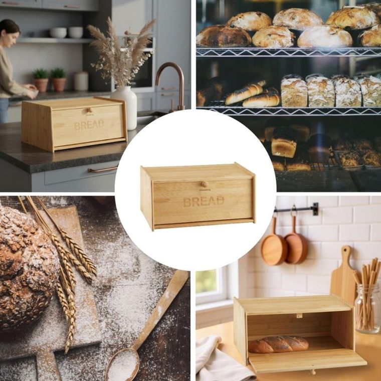 Klausberg, chlebak, pojemnik na pieczywo, bambusowy, kb-7933