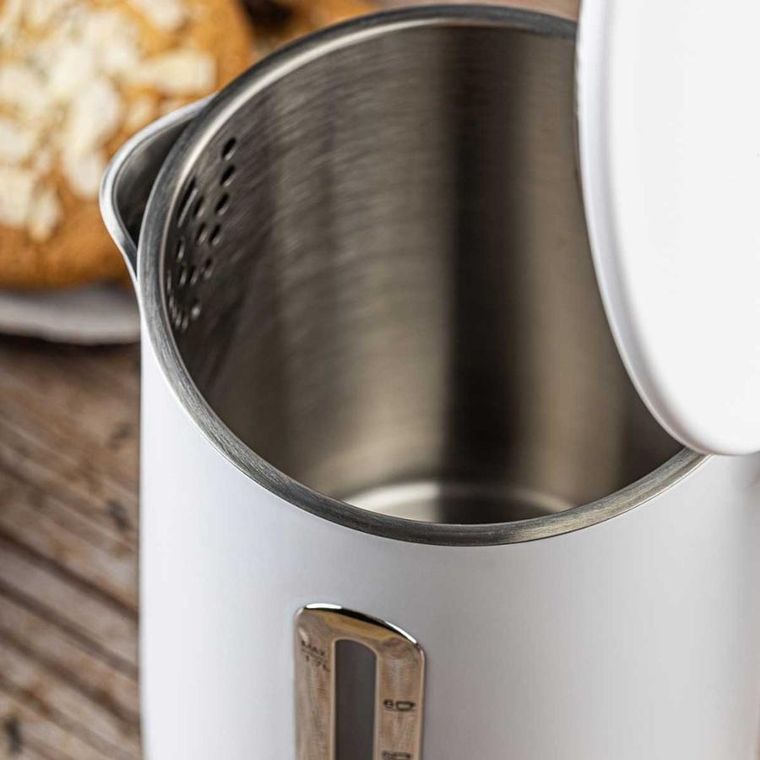 Klausberg, czajnik elektryczny, biały, 1,7l