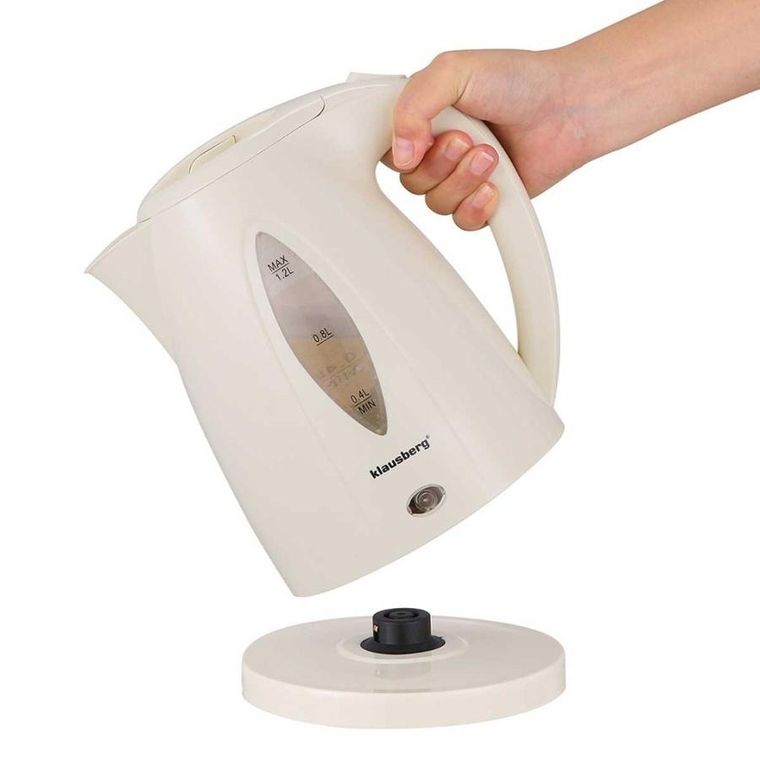 Klausberg, czajnik elektryczny, kremowy, 1,2l, KB-9002