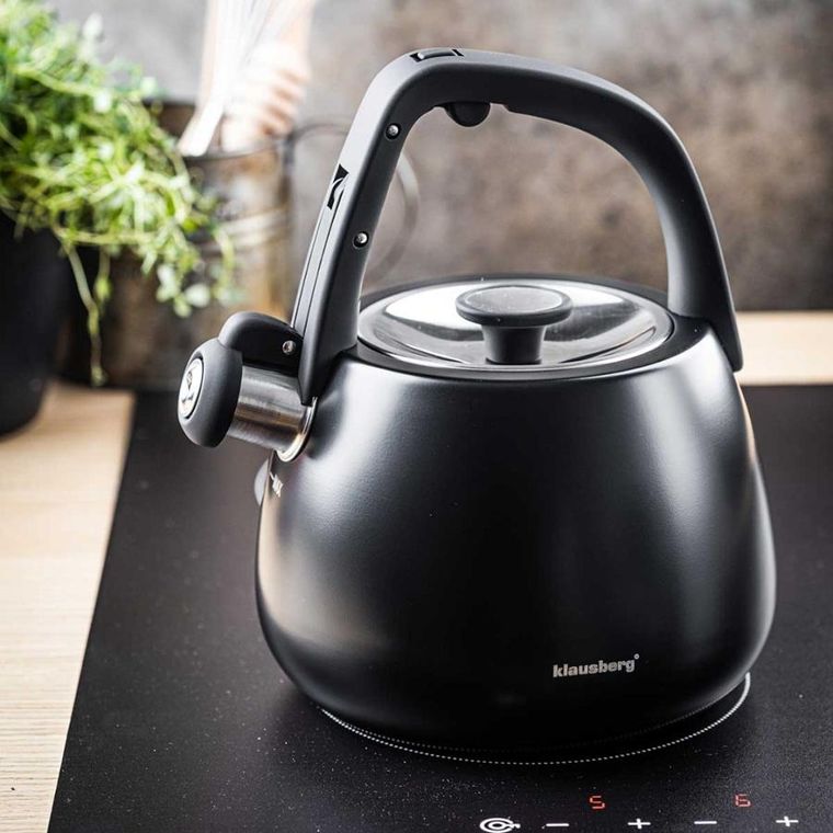 Klausberg, czajnik stalowy z gwizdkiem, 2.5l