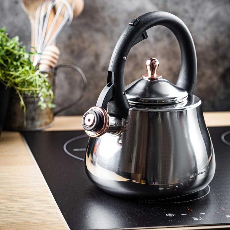 Klausberg, czajnik stalowy z gwizdkiem, 2.8l