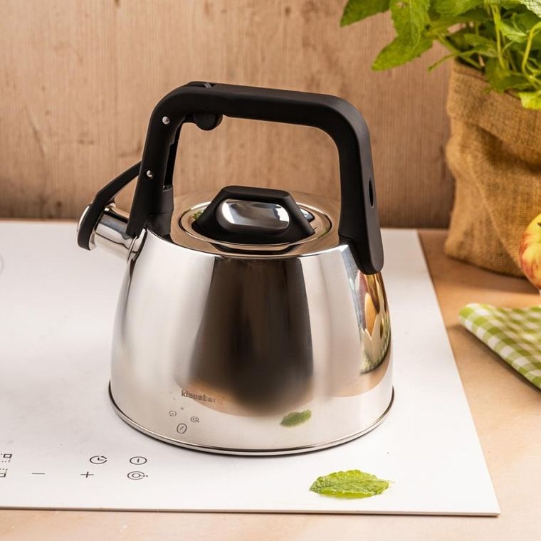 Klausberg, czajnik z gwizdkiem, stalowy, 2,5l, KB-7914