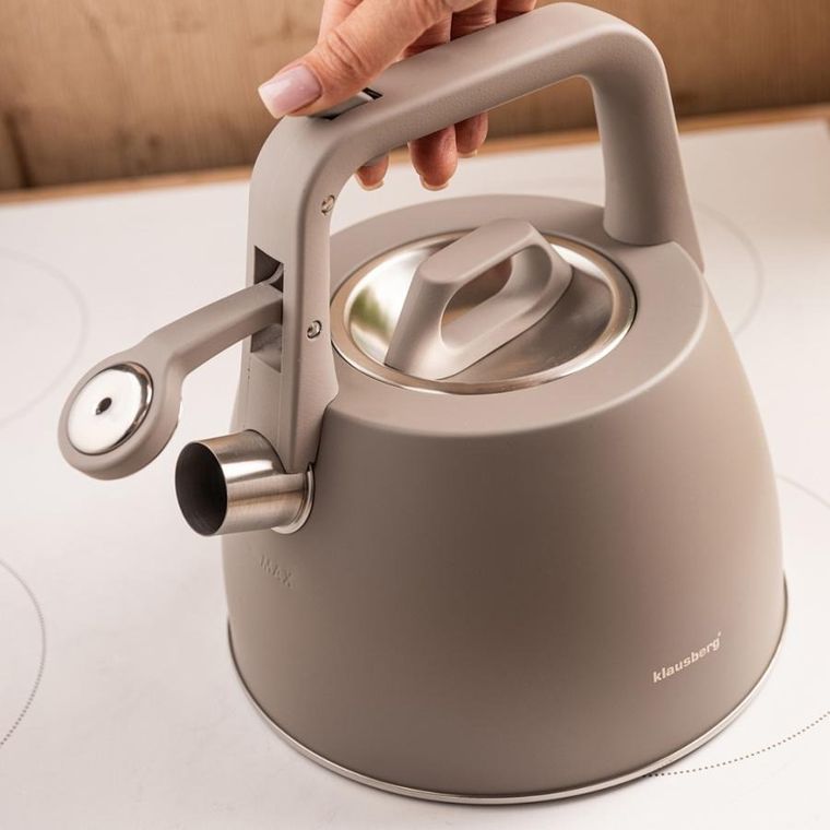 Klausberg, czajnik z gwizdkiem, stalowy, 2,5l, KB-7916