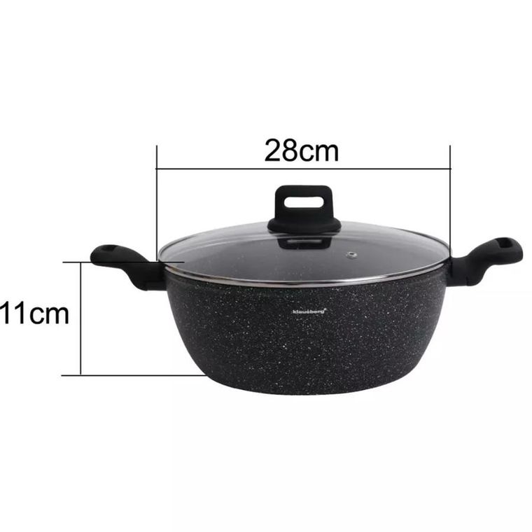 Klausberg, garnek marmurkowy, 28 cm, 5,7l, KB-7672