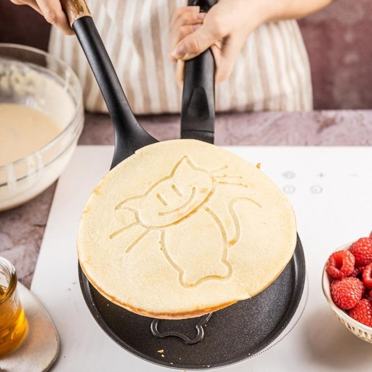 Klausberg, patelnia do naleśników z kotkiem, 18 cm, kb-7973