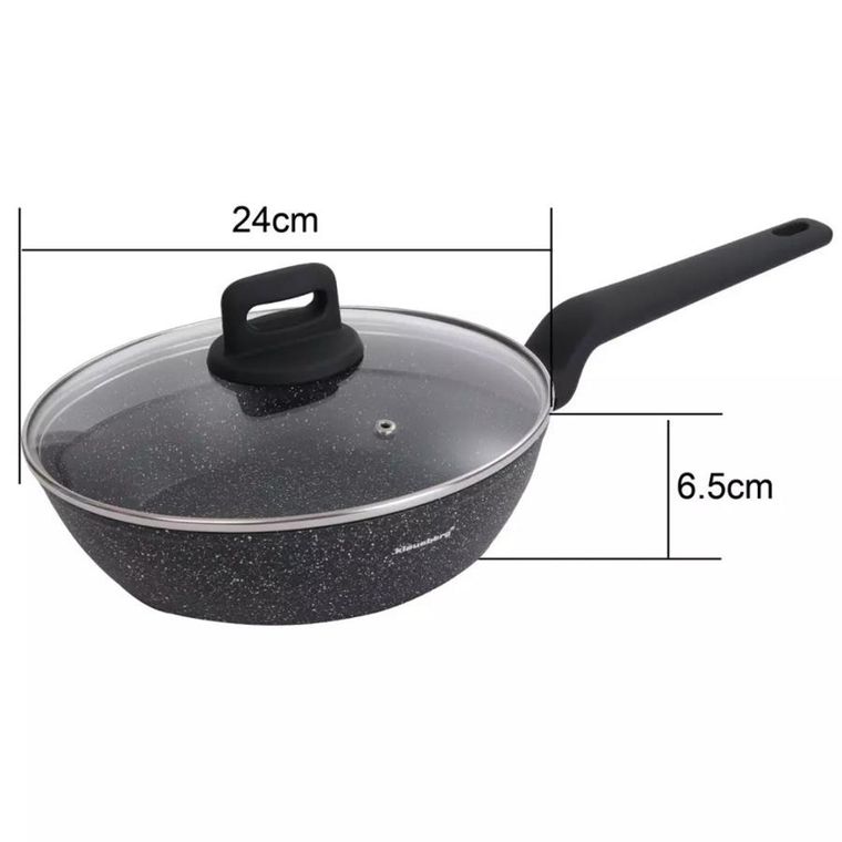 Klausberg, patelnia marmurkowa z pokrywą, 24 cm, KB-7666