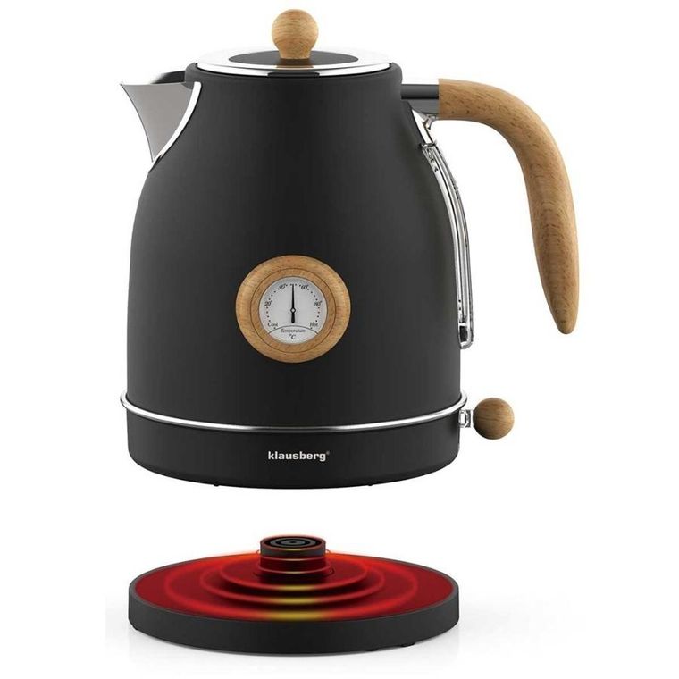 Klausberg, Retro, czajnik elektryczny z termometrem, 1,7l