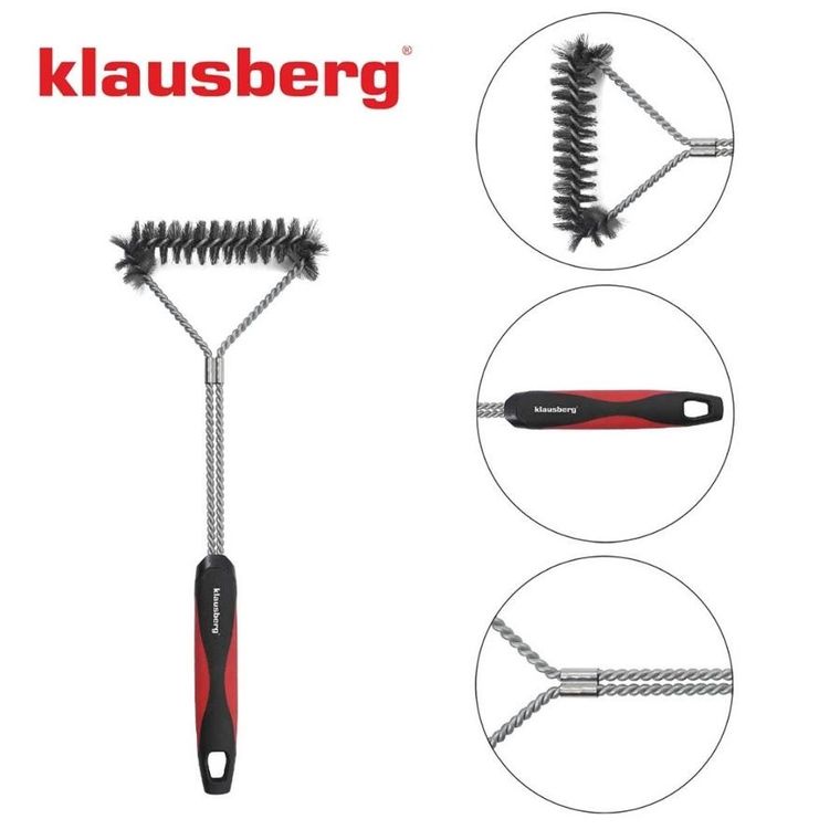 Klausberg, szczotka do czyszczenia rusztu, stalowa, KB-7898