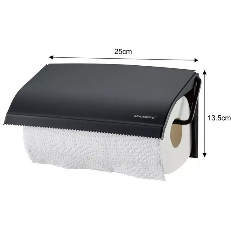 Klausberg, uchwyt metalowy na ręczniki papierowe