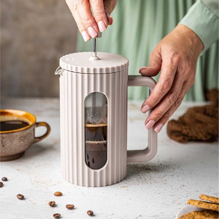 Klausberg, zaparzacz tłokowy do kawy/herbaty, różowy, 350 ml