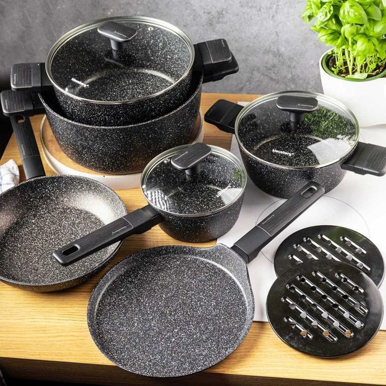 Klausberg, zestaw garnków marmurkowych, 12 elementów