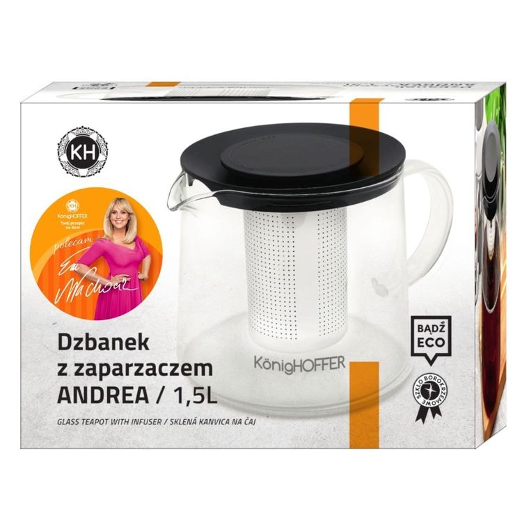 Könighoffer, Andrea, dzbanek do herbaty z zaparzaczem, 1,5 l