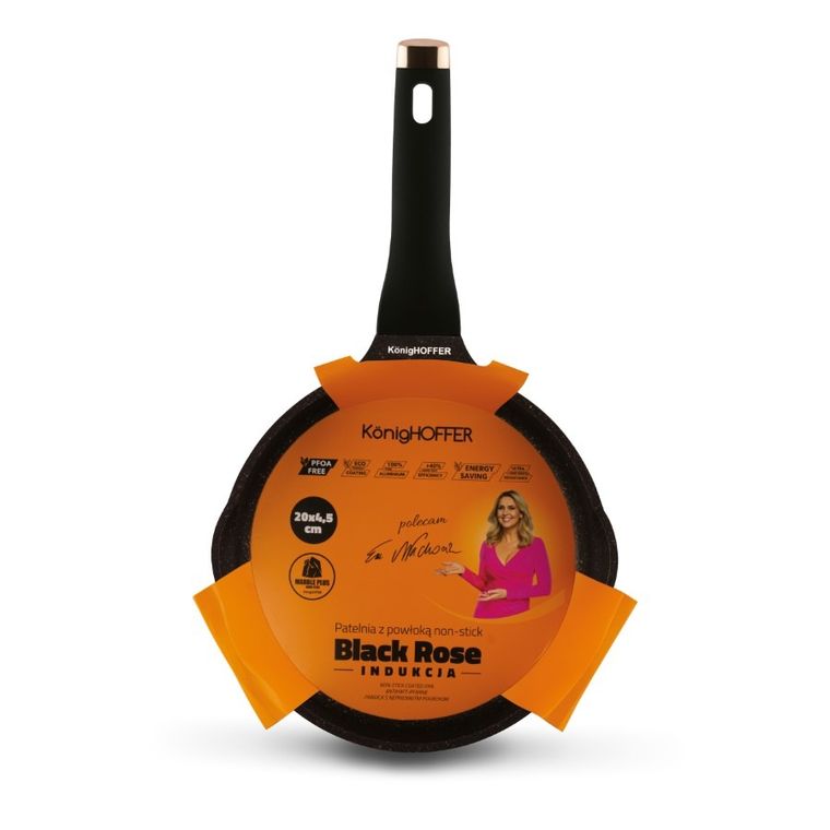 Könighoffer, Black Rose, patelnia, 20-4,5 cm