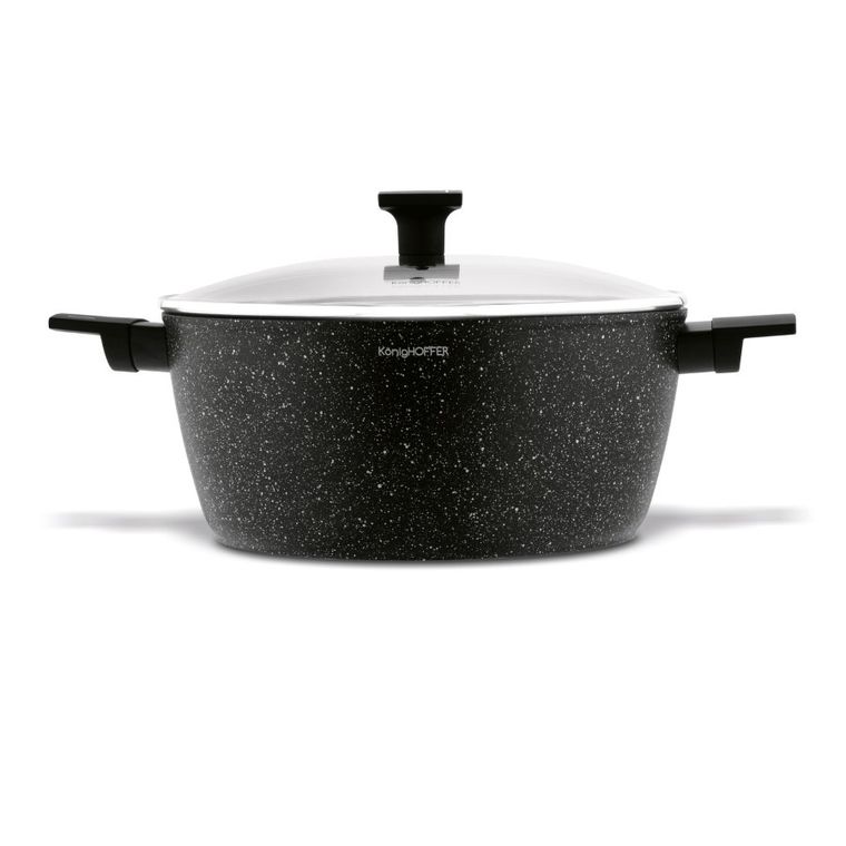 Könighoffer, Brazos, zestaw garnków marmurowych na indukcję, 10 elementów